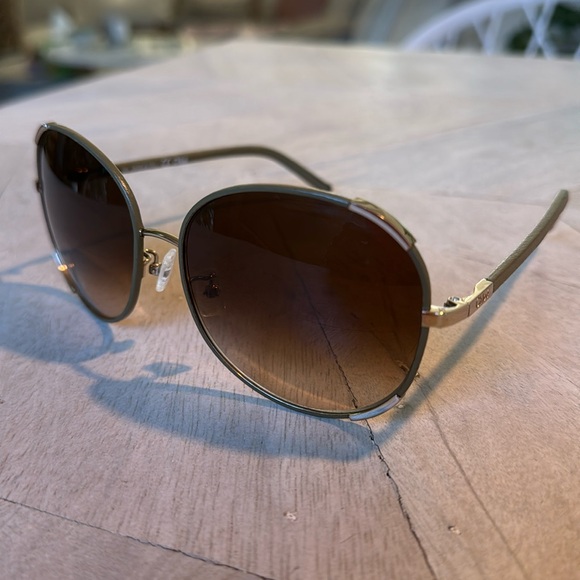 CHLOE CE101SL Round Aviator Sunglasses - Picture 3 of 10